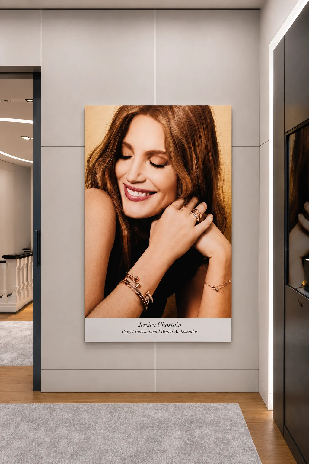 Large format luxury campaign poster printed by City Images London