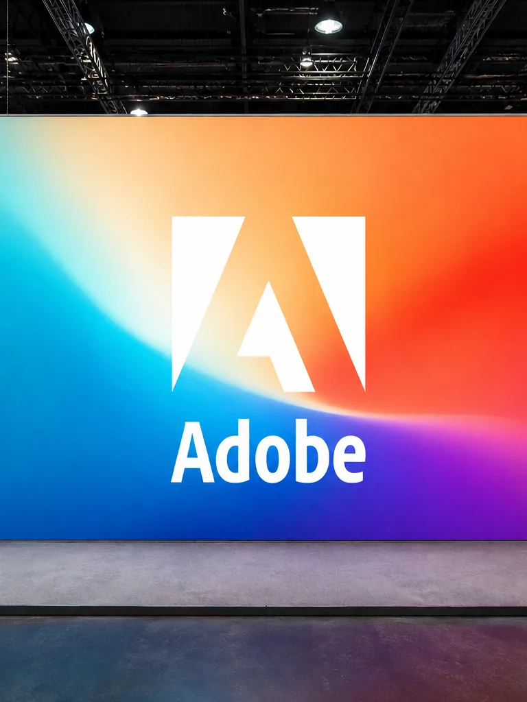 Backlit SEG fabric lightbox wall at an exhibition
