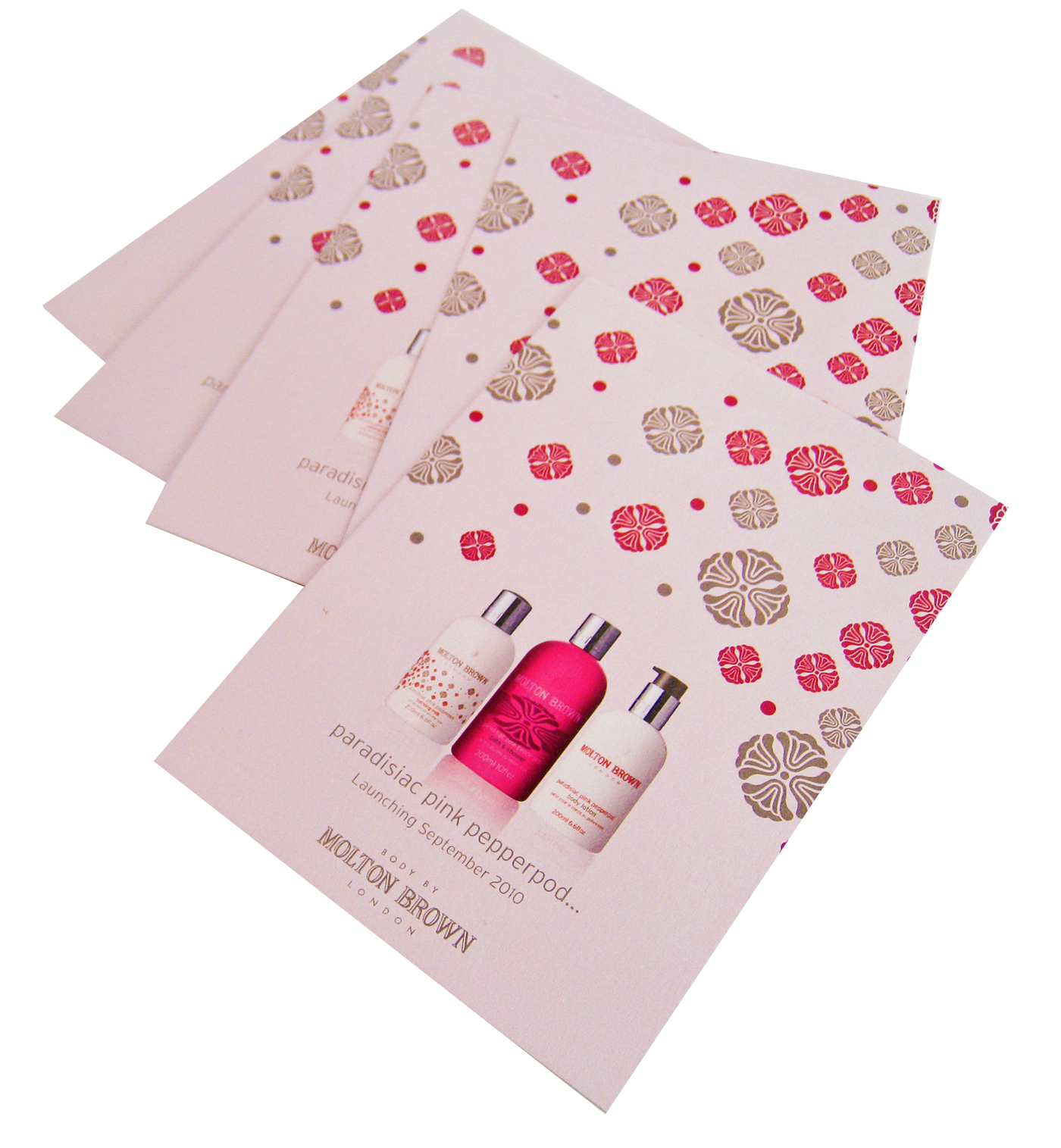 printed flyers for beauty retailer