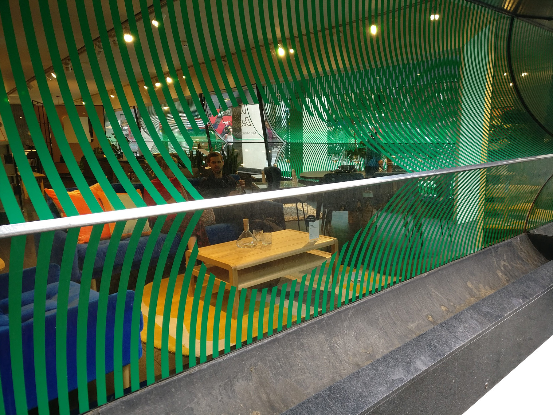 fret cut vinyl applied to retail shopfront